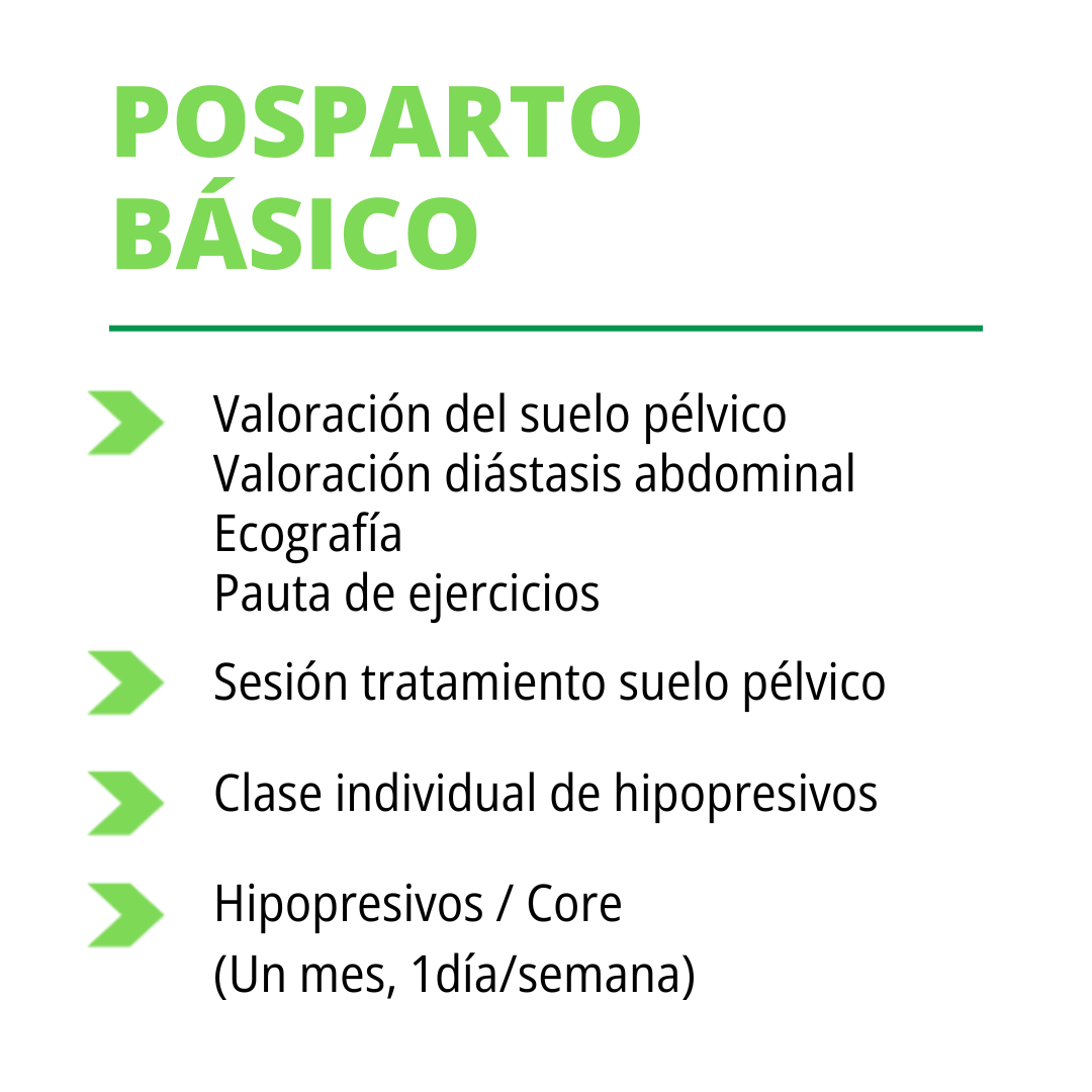 posparto basico Pack posparto básico